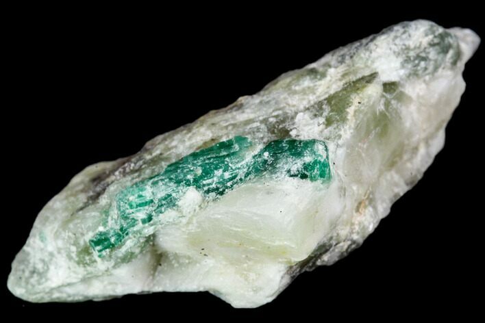 Emerald in Calcite - Khaltoru Mine, Pakistan #112079